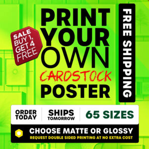 Cardstock Posters