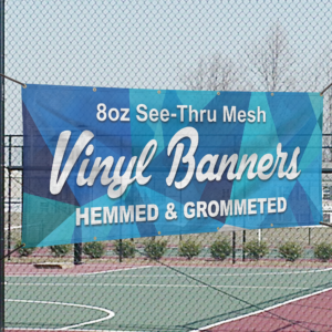 8oz Mesh Banners